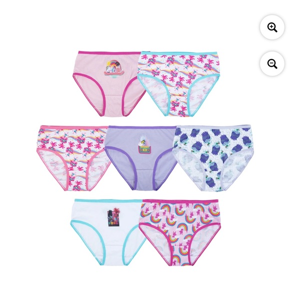3 New packs size 6 Trolls Girl 7 Briefs Set. - Picture 2 of 4